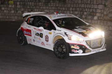 Totò Riolo e Gianfranco Rappa su Peugeot 208 vincono al 1° Himera Rally