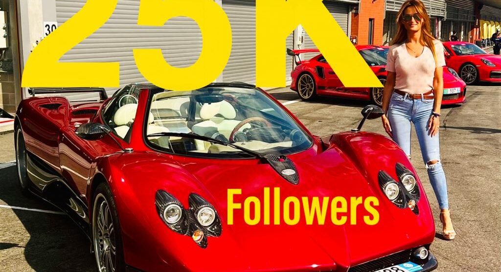 25mila followers per l’Hypercars Influencer Anna Maria Catalano